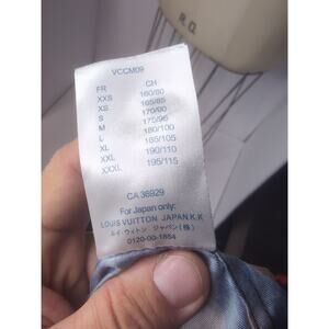 Louis Vuitton Planet Print Shirt Black Short Sleeve Paris Logo Size M